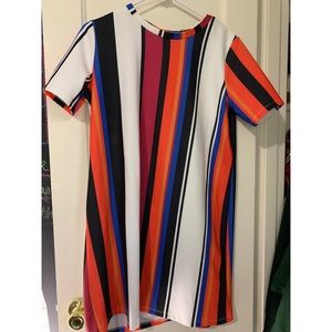 NWT Striped colorful dress